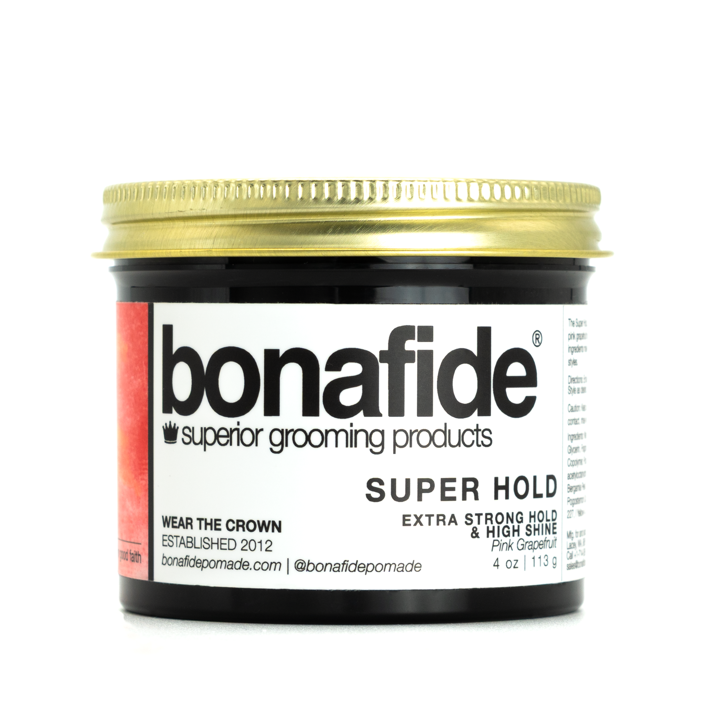今ならほぼ即納！ Super Hold – Bonafide Pomade, Inc. スタイリング剤
