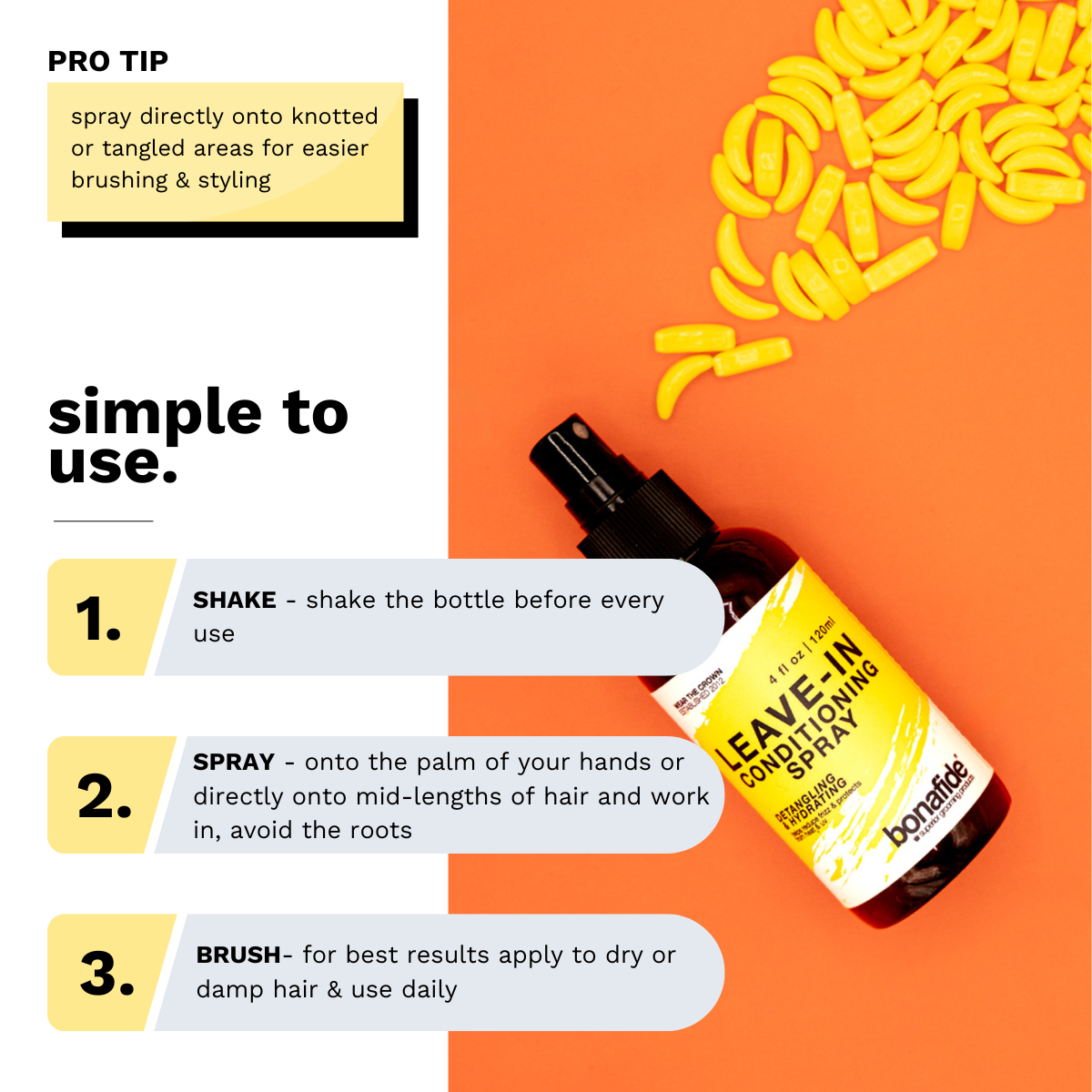 Leave-in Conditioning Spray